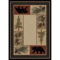 Mayberry Rug Mayberry Rug AD3793 5X8 5 ft. 3 in. x 7 ft. 3 in. American Destination Cades Cove Area Rug; Multi Color AD3793 5X8
